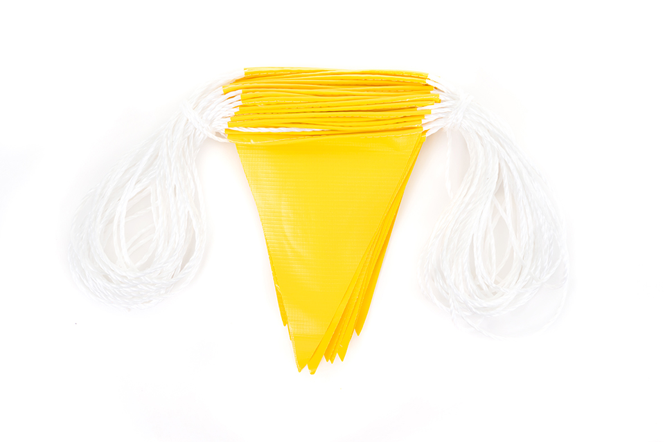 BUNTING FLAG YELLOW 30M  